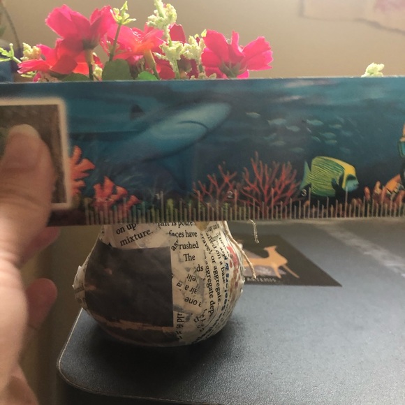 Whimsical Curvy Faux Floral Decor Jar - Picture 12 of 16